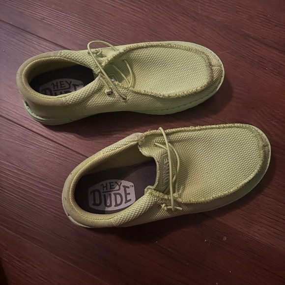 Hey Dude Men's Loafers - Light Green - Picture 1 of 6